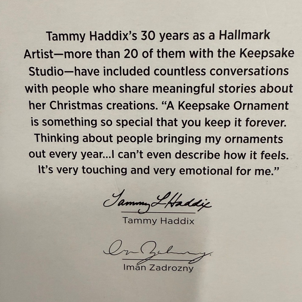 Hallmark Keepsake 2023 snowflake Festive Sweet Snowman Ornament BRAND NEW - Picture 4 of 10